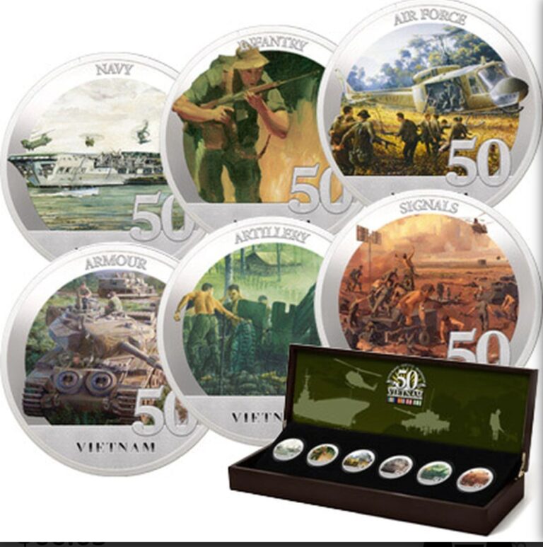 Vietnam 50th Anniversary 6 Medallion Gift Set – Limited Edition – ADF ...